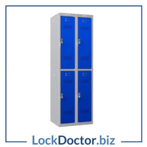 PL2260GBE Phoenix 4 Door Personal Storage Locker with ELECTRONIC Lock