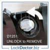 Unlock to Remove using Remover Key D1251
