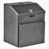 Suggestions, Ballot and Donations box with pocket - multipurpose post box for office use