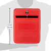 Helix Suggestion and Internal Post Box, Cash & Cheque Box - Red - dimensions