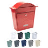 Traditional Wall-mounted secure post box colour range