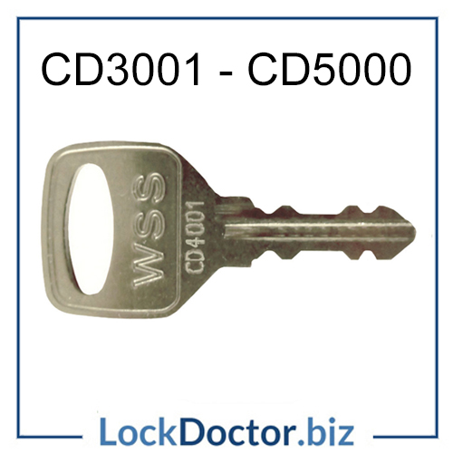 WSS CD Locker Keys CD3001-CD5000