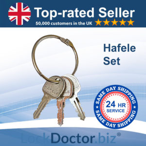 Set of Hafele Master Keys MK1 MK2 MK3