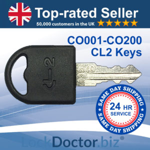 CL2 Keys CO001-CO200 | NEXT DAY | LockDoctor.Biz