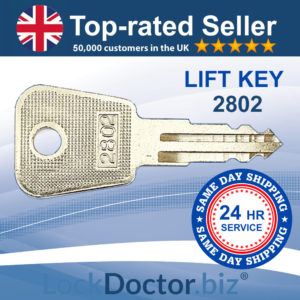 2802 LIFT Key for LIFTS & ALARMS | NEXT DAY | LockDoctor.Biz