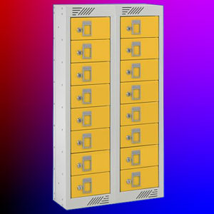Yellow Door Phone Lockers | Red Doors | LockDoctor.Biz