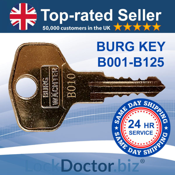 BURG WACHTER Keys B001-B125 | NEXT DAY | LockDoctor.Biz