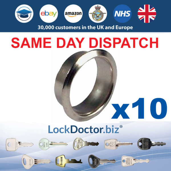 Rosettes for Drawer Locks Pack of 10 | NEXT DAY | LockDoctor.Biz