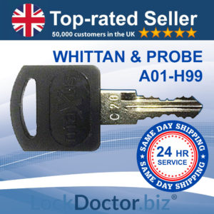 Whittan Locker Keys A01-H99 | NEXT DAY | LockDoctor.Biz