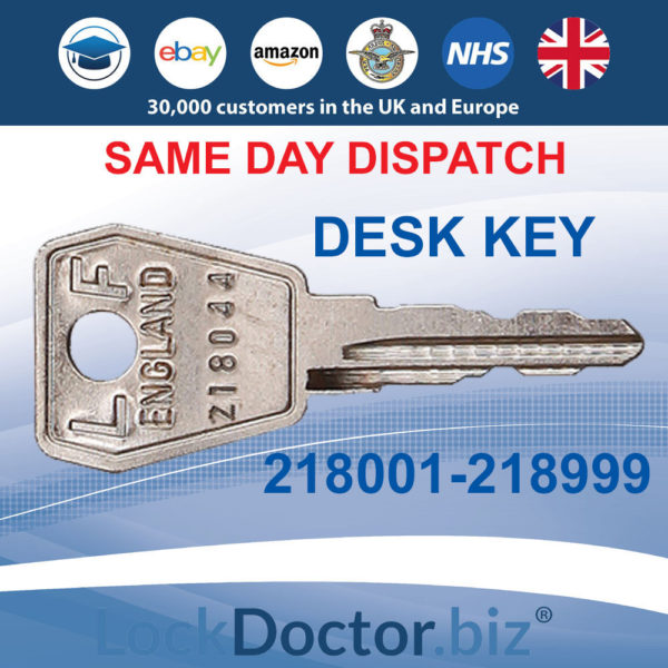 Desk Key 218000-218999 | NEXT DAY | LockDoctor.Biz