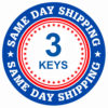 Comes with 3 Keys | NEXT DAY | LockDoctor.Biz