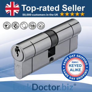V5 Double Euro-Cylinder | Keyed Alike RWH1 | LockDoctor.Biz