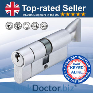 V5 Thumbturn Euro-Cylinder | Keyed Alike RWH1 | LockDoctor.Biz