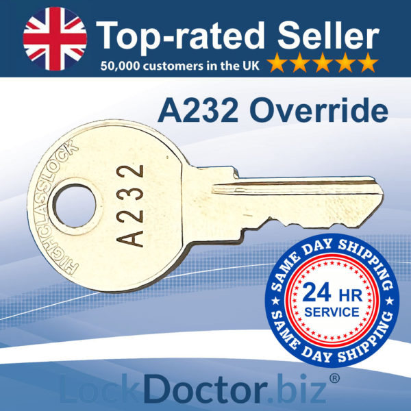 A232 Override Key | NEXT DAY | LockDoctor.Biz