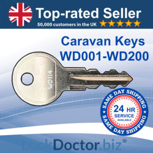 Caravan Door Keys WD001-WD200 | NEXT DAY | LockDoctor.Biz