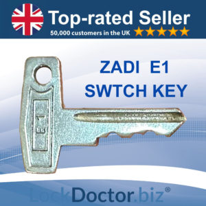 ZADI E1 Switch Key | NEXT DAY | LockDoctor.biz