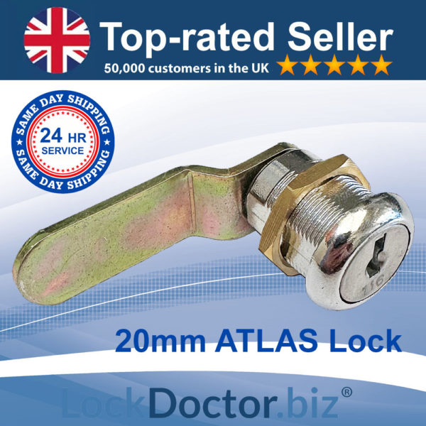 20mm ATLAS Locker Lock | NEXT DAY | LockDoctor.Biz
