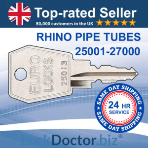 Rhino Pipe Tube Keys 25001-27000 | NEXT DAY | LockDoctor.Biz