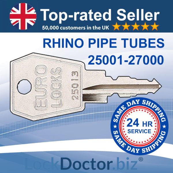 Rhino Pipe Tube Keys 25001-27000 | NEXT DAY | LockDoctor.Biz