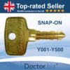 Snap-On Tool Chest Keys Y001-Y500 | NEXT DAY | LockDoctor.Biz