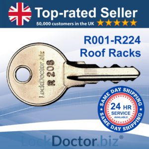 Halfords Roof Rack Keys R001-R224 | NEXT DAY | LockDoctor.Biz